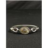 Image 2 : Vintage Silver & Ablone Cuff, & Newer Ablone Bracelet