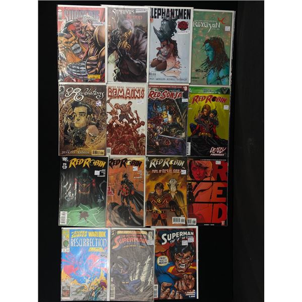 Lot of Vintage Comics on Board In Bag
