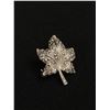 Image 1 : Very Nice Sterling & Marcasite Maple Leaf Brooch