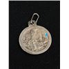 Image 3 : 2 "Mary" Religious Pendants, 1 Marked Sterling