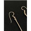 Image 3 : Sterling Long Balldrop Earrings, Unusual