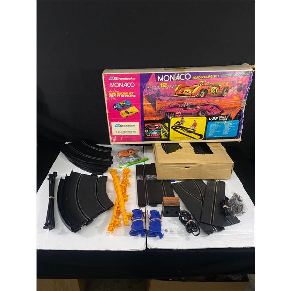 Vintage 1/32 Scale Strombecker Monaco Road Racing Set