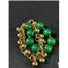 Image 2 : Lot of 2 Beautiful Bracelets with Green Stones