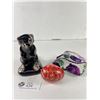 Image 1 : Animal Figurine & Painted Wood Egg