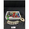 Image 1 : Vintage Collectible Lot Of Misc Jewelry, Buttons, Etc