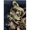 Image 2 : Vintage 30"x 30" Embroidered Cloth & Misc Military Straps