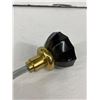 Image 3 : Vintage Black Glass Door Knobs