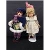 Image 2 : Lot of 3 Vintage Porcelain Dolls