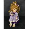 Image 2 : Lot of 2 Porcelain Collector Dolls