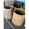 Image 1 : Copper Antique Style Decor Pails Lot of 2