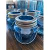 Image 2 : Antique Blue Style Votive Candle Centerpieces Lot of 6