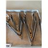 Image 2 : Assorted Service Ware, tongs, ladels, spoons, whisk lot of 16
