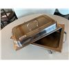 Image 3 : Stainless Steel Metal Handled Chaffing Dish with Lid & Stand
