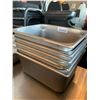 Image 2 : Stainless Steel Inserts 11 x 13 x 5 inch - Lot of 6