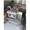 Image 1 : Garland Stainless Steel Gas Double Burner with Stainless Stand
