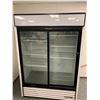 Image 2 : True Model GDM-47 Double Sliding Glass Door Beverage Cooler with Shelves