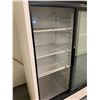 Image 4 : True Model GDM-47 Double Sliding Glass Door Beverage Cooler with Shelves