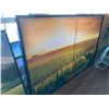 Image 2 : Framed Canvas Artwork Windrow Field - 60x42inch