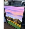 Image 2 : Framed Canvas Artwork Purple Skies - 31x42 inch