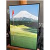 Image 1 : Framed Canvas Artwork Mt Fuji Golf - 37x26 inch