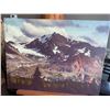 Image 1 : Canvas Artwork Mountain Peak- 40x30 inch