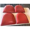 Image 1 : Adria Chairs Vinyl Seat Cushions - Lot of 4