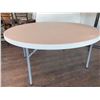 Image 2 : Commercial 60 Inch Round Folding Table