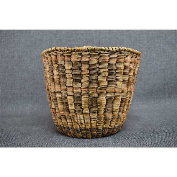 HOPI INDIAN 3RD MESA WICKER PEACH BASKET