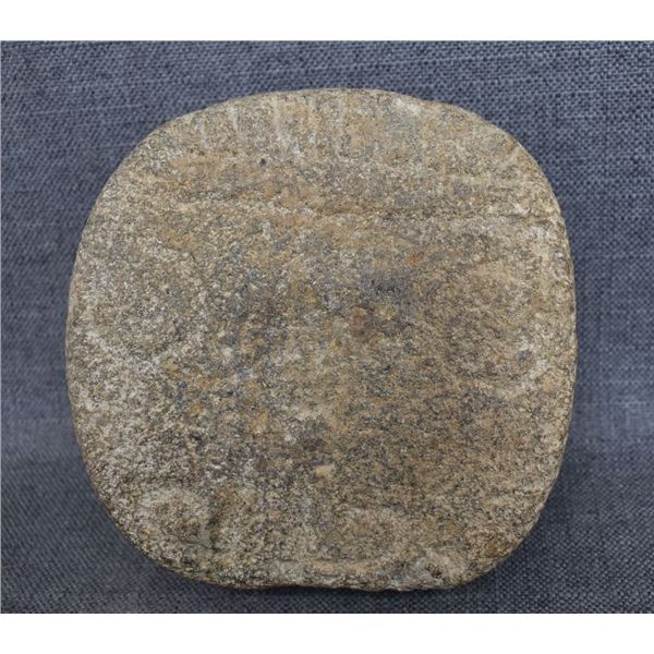 PRE-COLUMBIAN CARVED STONE FACE