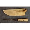 Image 3 : PLAINS INDIAN KNIFE SHEATH AND KNIFE