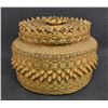 Image 1 : MICMAC INDIAN BASKETRY CONTAINER