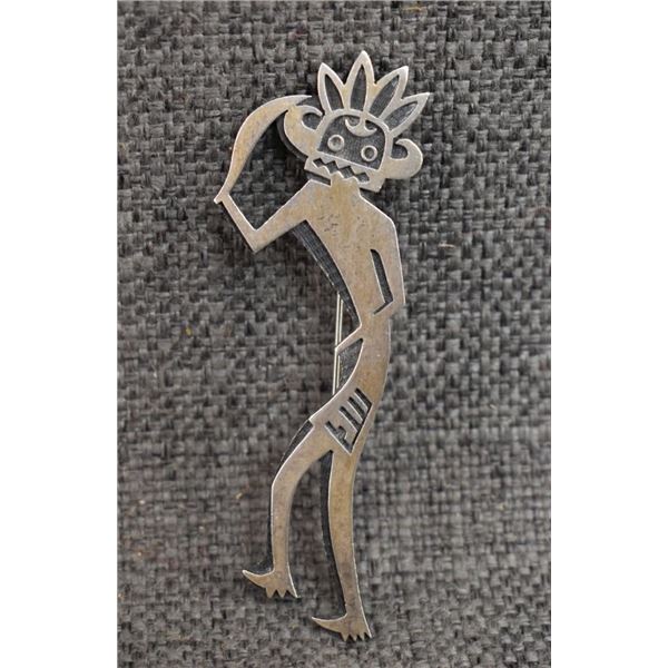 HOPI INDIAN SILVER PIN