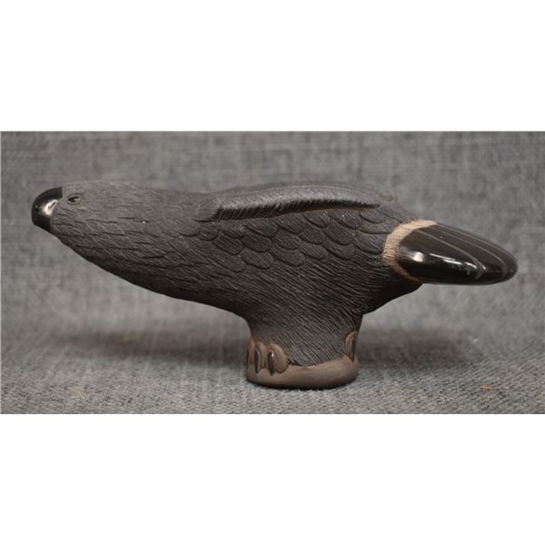 SANTA CLARA INDIAN POTTERY BIRD BY EUGENE GUTIERREZ