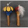 Image 3 : TWO HOPI INDIAN RATTLES