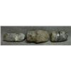 Image 1 : THREE ANASAZI INDIAN STONE AXE HEADS