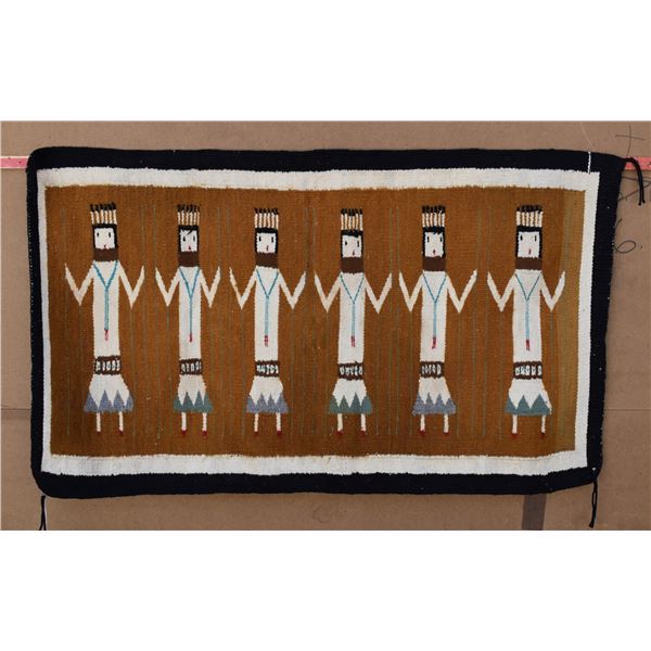 NAVAJO INDIAN YEI WEAVING