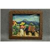 Image 1 : MEXICAN CARVED PAINTING