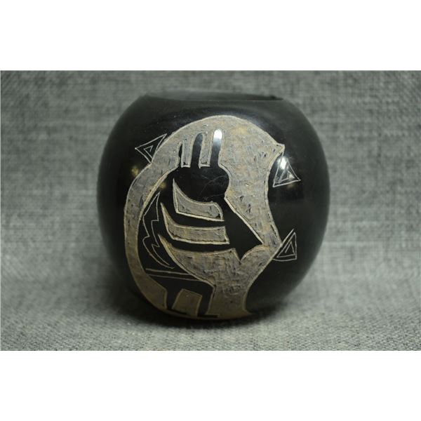 SANTA CLARA INDIAN POTTERY BOWL BY DAN TAFOYA