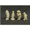 Image 2 : ESKIMO INDIAN IVORY FIGURES SIGNED GS