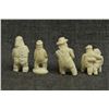 Image 3 : ESKIMO INDIAN IVORY FIGURES SIGNED GS