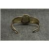 Image 4 : NAVAJO INDIAN SILVER AND ONYX BRACELET