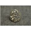 Image 1 : NAVAJO INDIAN SILVER RING SIGNED BJ