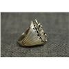 Image 3 : NAVAJO INDIAN SILVER RING SIGNED BJ
