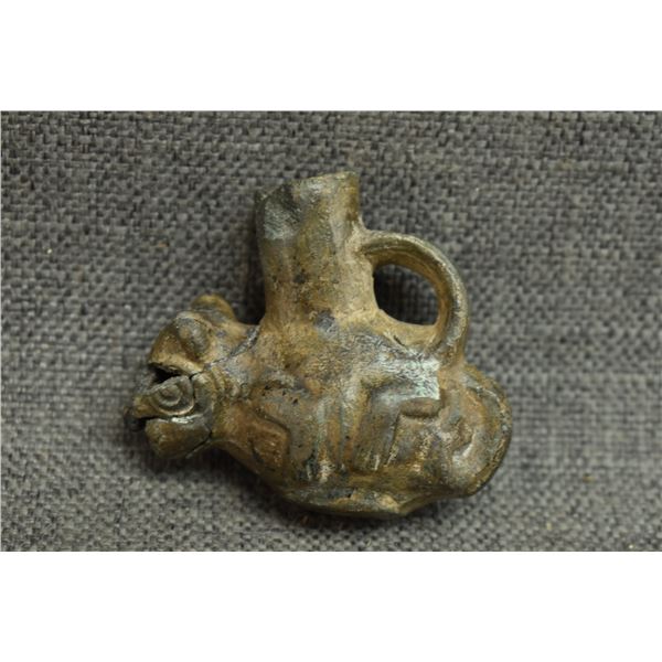 PRE-COLUMBIAN POTTERY EFFIGY PITCHER