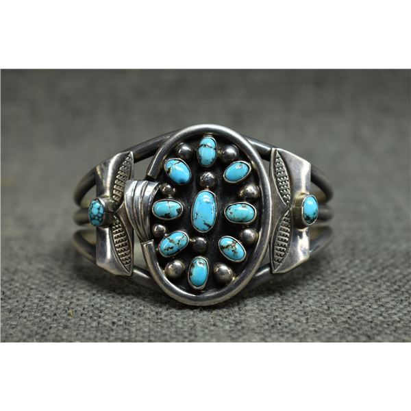 NAVAJO INDIAN SILVER BRACELET