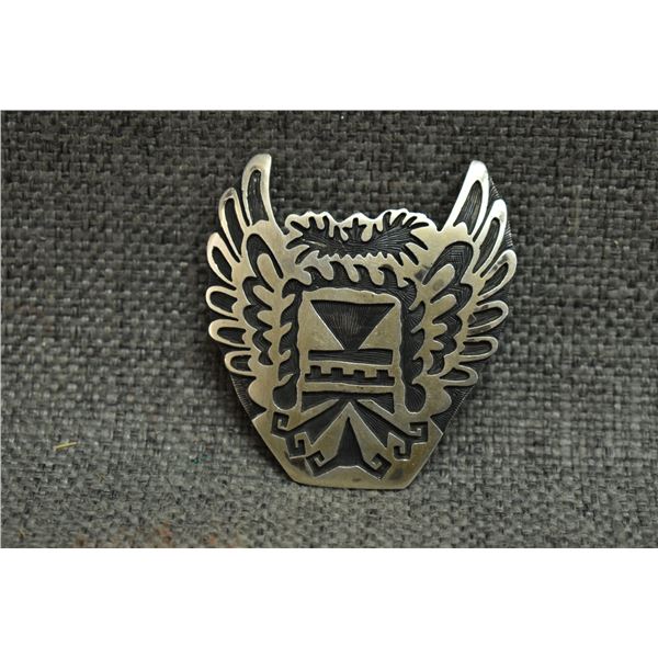 HOPI INDIAN SILVER PENDANT
