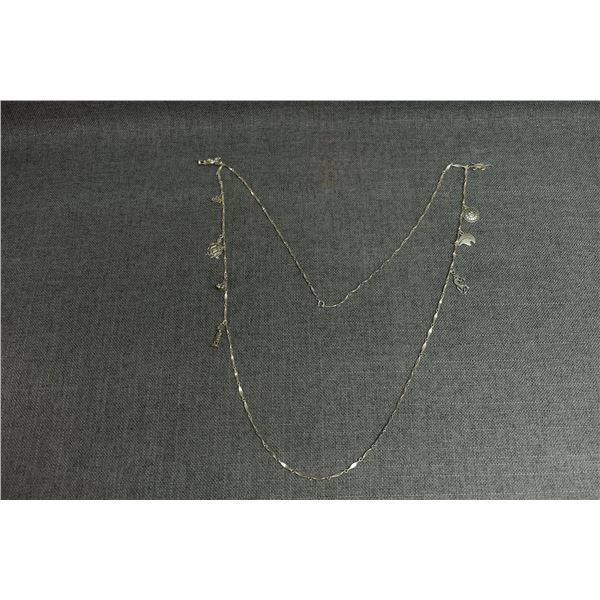 SOUTHWEST SILVER CHARM NECKLACE SIGNED