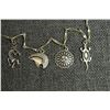 Image 2 : SOUTHWEST SILVER CHARM NECKLACE SIGNED