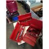 Image 1 : MILWAUKEE 12 VOLT DRILL AND 2 TOOLBOXES WITH CONTENTS