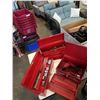 Image 2 : MILWAUKEE 12 VOLT DRILL AND 2 TOOLBOXES WITH CONTENTS